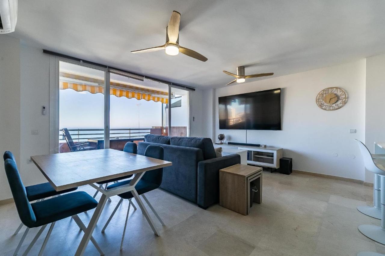 Vistas Azules -- Remodeled, Large Terrace, Spectacular Ocean Views And Beach Level Access Torremolinos Luaran gambar